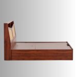 Aarohan Sheesham Wood Hydraulic Storage Bed – King & Queen Size | Solid Wood Bed for Indian Homes - Image 5