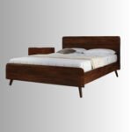 Aristo Sheesham Solid Wood Bed with Sleek Headboard – Queen & King Size Bed for Modern Indian Bedrooms - Image 3