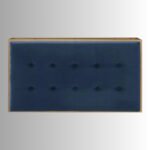 AzureLux 45” Velvet Tufted Ottoman Coffee Table with Metal Frame - Image 6