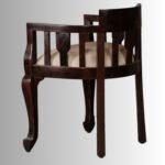 Arnav Solid Wood Upholstered Accent Chair – Handcrafted Living Room Chair - Image 5