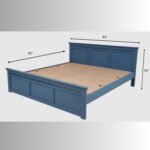 Neelakshi Solid Sheesham Wood Storage Bed | Queen & King Size Wooden Bed India - Image 6