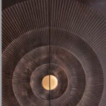 Aurevia Arc Hand-Carved Solid Wood Storage Cabinet | Modern Luxury Wooden Almirah with Metal Base - Image 7