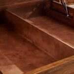 Aranya Luxe Solid Sheesham Wood Hydraulic Storage Bed | Queen & King Size Bed India - Image 5