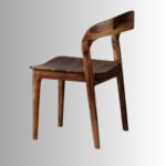 NaturaCurve Solid Wood Chair – Handcrafted Minimal Wooden Chair for Dining & Living Spaces - Image 5