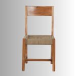Arlo JuteCraft Solid Wood Dining Chair with Jute Seat | Handcrafted Wooden Chair - Image 5