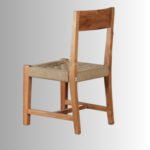 Arlo JuteCraft Solid Wood Dining Chair with Jute Seat | Handcrafted Wooden Chair - Image 2