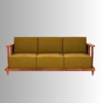 Aarav Heritage Solid Wood 3+1+1 Sofa Set | Premium Wooden Sofa Set India - Image 4
