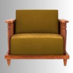 Aarav Heritage Solid Wood 3+1+1 Sofa Set | Premium Wooden Sofa Set India - Image 8