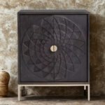 Aarohan GeoCraft Solid Wood Storage Cabinet