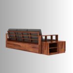 Arjun Craft L-Shape Solid Wood Storage Sofa Set | Wooden Corner Sofa India - Image 6