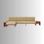 Aarohan Prime L-Shape Solid Wood Sofa Set with Side Storage Drawer - Image 2