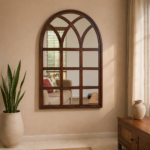 ArcoVista Heritage Arch Wooden Wall Mirror | Designer Wall Mirror India