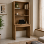 ArborEdge™ Solid Mango Wood Modular Study Desk with Hutch