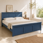Neelakshi Solid Sheesham Wood Storage Bed | Queen & King Size Wooden Bed India