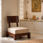 Ishaan Classic Sheesham Wood Tea Chair | Solid Wood Seating Chair India