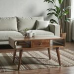 Arlo Sheesham Wood Compact Storage Coffee Table (85 cm)