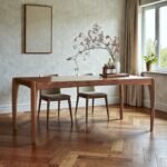 Hector Luxe Solid Wood Dining Table (180 cm)