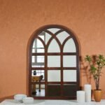 ArcoVista Heritage Arch Wooden Wall Mirror | Designer Wall Mirror India - Image 2
