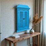 ZarokhaVista Handcrafted Jharokha Window Wall Mirror Frame (76 × 45 cm) - Image 8