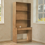 ArborEdge™ Solid Mango Wood Modular Study Desk with Hutch