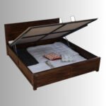 Monarch Crest Sheesham Wood King Size Bed with Hydraulic Storage - Image 3