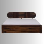 Monarch Curve Sheesham Wood King Size Bed with Drawer Storage - Image 2