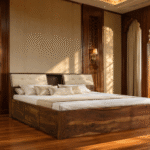 Heritage Haven Sheesham Wood King Size Bed with Box Storage