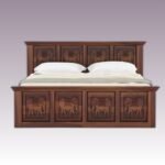 Maharaja Heritage Solid Sheesham Wood Hydraulic Storage Bed - Image 5