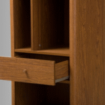 Nordic Haven Solid Sheesham Wood Display Bookcase Cabinet - Image 2