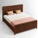 Marcellus Fluted Panel Solid Wood Storage Bed - Image 4