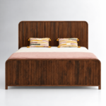 Marcellus Fluted Panel Solid Wood Storage Bed - Image 3