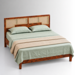 Mirelle Cane Panel Wooden Queen and King Bed - Image 3