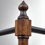 Montclair Mango Wood Cane Panel Four Poster Bed - Image 5