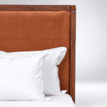 Aurevon Mango Wood Upholstered Four Poster Bed - Image 5