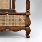 Montclair Mango Wood Cane Panel Four Poster Bed - Image 3