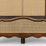 Montclair Mango Wood Cane Panel Four Poster Bed - Image 2