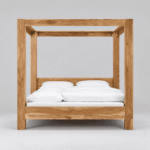 Oakmont Sheesham Wood Minimalist Four Poster Bed - Image 3