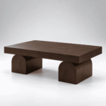 Orvello Sheesham Wood Sculpted Pedestal Coffee Table - Image 4
