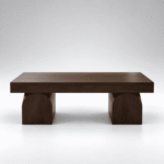 Orvello Sheesham Wood Sculpted Pedestal Coffee Table - Image 2