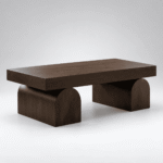 Orvello Sheesham Wood Sculpted Pedestal Coffee Table - Image 3