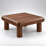 Rovique Sheesham Wood Chunky Leg Coffee Table - Image 3