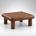 Rovique Sheesham Wood Chunky Leg Coffee Table - Image 2