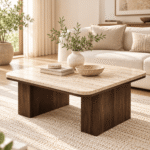 Velora Sheesham Wood Square Coffee Table