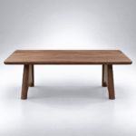 Arvello Solid Mango Wood Modern Coffee Table - Image 2