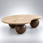Solvane Sheesham Wood Sculptural Coffee Table - Image 2