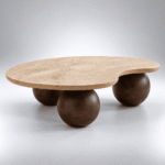 Solvane Sheesham Wood Sculptural Coffee Table - Image 4
