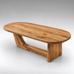 Aurora Organic Mango Wood Coffee Table – Dark Walnut Finish - Image 4